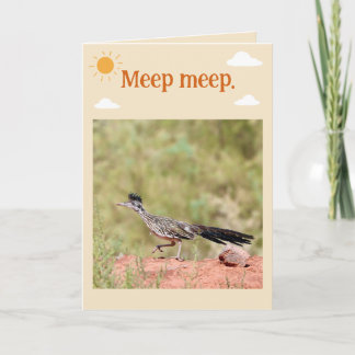 Roadrunner Folded Birthday Card カード