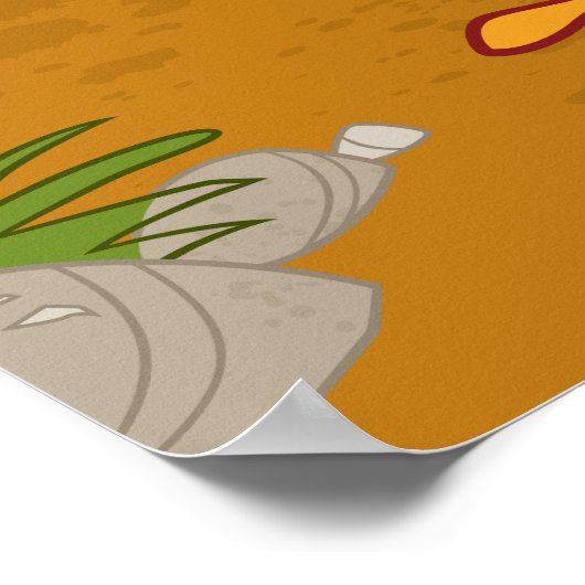 Roadrunner Head Tilted ポスター (角)