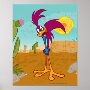 Roadrunner Head Tilted ポスター