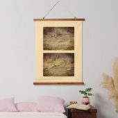 Roadrunner Wood Topped Tapestry 吊り下げ型タペストリー (寝室)