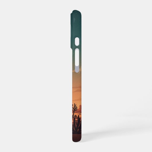 Roadside Diner Silence iPhone 16ケース (左側面)