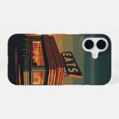 Roadside Diner Silence iPhone 16ケース (裏面横)