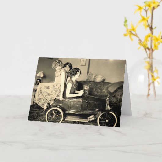 Roadtrip カード (黄色い花)