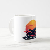 Roamへの道路 コーヒーマグカップ (正面左)