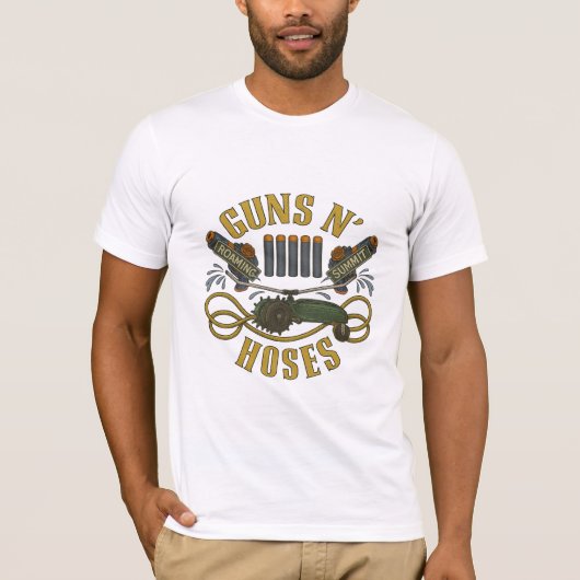Roaming X Summit: Guns N' Hoses Neighborhood Shirt Tシャツ (正面)