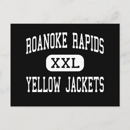 Roanoke Rapids – イエロージャケット – Roanoke Rapids ポストカード (正面)