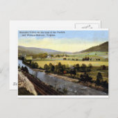 Roanoke Valley、バージニア州1914ヴィンテージ ポストカード (正面/裏面)