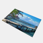 Roantan Beach, Honduras ドアマット (アングル)