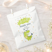 ROARグリーン恐竜誕生日ありがとう フェイバーバッグ (クリップ留めされた状態)