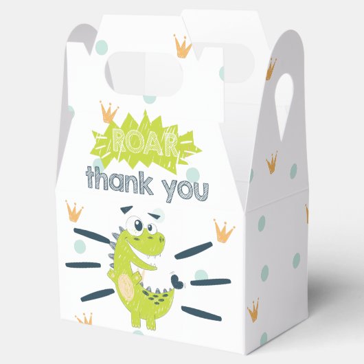 ROARグリーン恐竜誕生日ありがとう フェイバーボックス (オープン)