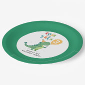 Roar私は3レックスキッズサードバースデーパーティーだ ペーパープレート (アングル)