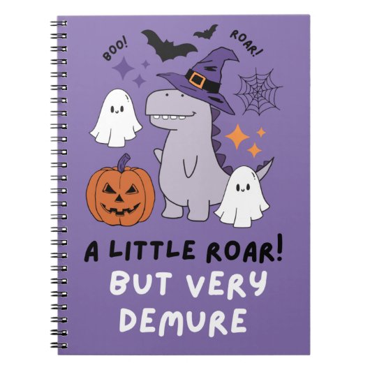 Roar but Demure Notebook | まだはっきりしたジエレガントーン ノートブック (正面)