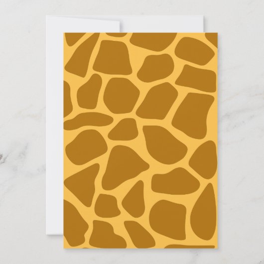 Roar & Explore – It's a Safari Birthday! 招待状 (裏面)