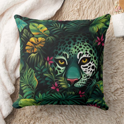 Roar & Explore Rain Forest Botanical クッション (ブランケット)