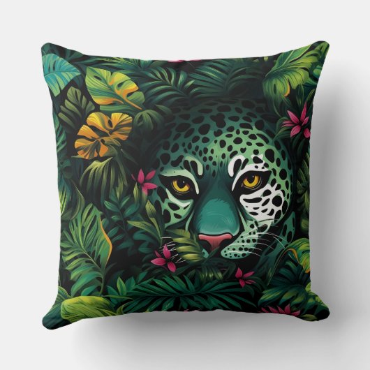 Roar & Explore Rain Forest Botanical クッション (裏面)