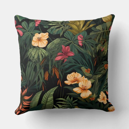 Roar & Explore Rain Forest Botanical クッション (裏面)