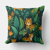 Roar & Explore Rain Forest Botanical クッション (正面)