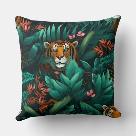 Roar & Explore Rain Forest Botanical クッション (裏面)