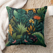 Roar & Explore Rain Forest Botanical クッション (ブランケット)