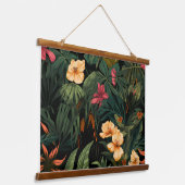 Roar & Explore Rain Forest Botanical 吊り下げ型タペストリー (傾斜あり)