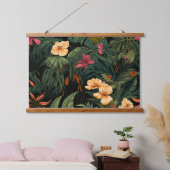 Roar & Explore Rain Forest Botanical 吊り下げ型タペストリー (寝室)