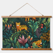 Roar & Explore Rain Forest Botanical 吊り下げ型タペストリー (正面)