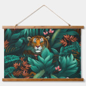 Roar & Explore Rain Forest Botanical 吊り下げ型タペストリー (正面)