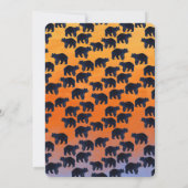 Roar Four Bear 4th Birthday Invitation 招待状 (裏面)