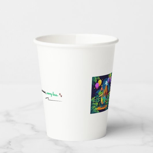 Roar More, Worry Less Cup 紙コップ (左)