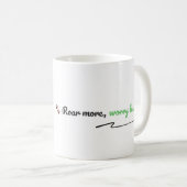 Roar More, Worry Less – Editable Dinosaur Mug コーヒーマグカップ (正面右)