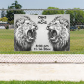 Roar of the Lion Custom Text Images 横断幕 (インサイチュ)