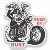 Roar or Rust シール (正面)