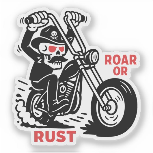 Roar or Rust シール (正面)