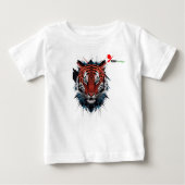 Roar Power」ベビーTiger Tシャツ (正面)