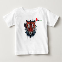 Roar Power」ベビーTiger Tシャツ