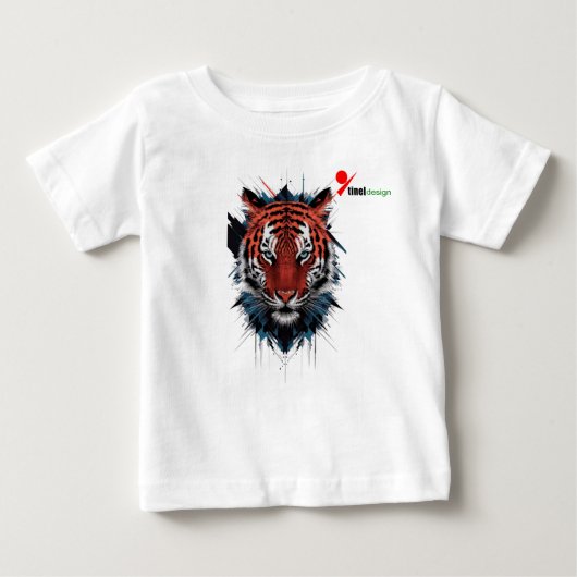 Roar Power」ベビーTiger Tシャツ (正面)