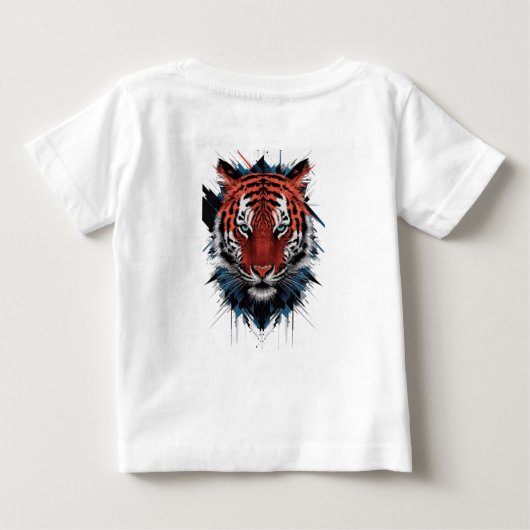 Roar Power」ベビーTiger Tシャツ (裏面)