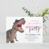 ROAR-some恐竜の女の子誕生祝い! 案内状 (スタンド正面)