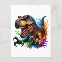 Roar-Some Dinosaur, Fun T-Rex Dino Card for Kids 