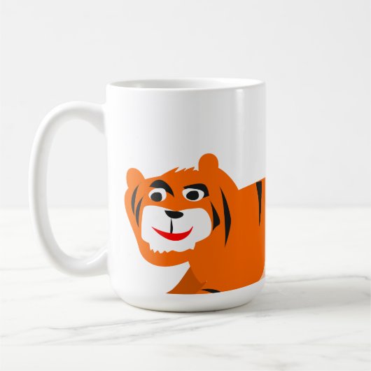 Roar-somely Cute Tiger Mug コーヒーマグカップ (左)