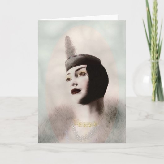 Roaring 20のノートカード カード (正面)