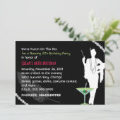 Roaring 20sパーティの招待状 招待状 (スタンド正面)