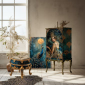 Roaring 20's、ギャツビー・フラッパー、美しいポートレート 薄葉紙