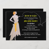 Roaring 20's -フラッパーパーティの招待状 招待状 (正面/裏面)