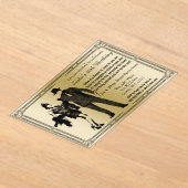 Roaring 20s art deco flapper女の子とギャング アクリル招待状 (レイダウン)