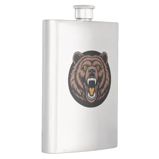 Roaring Bear Power Emblem フラスク (右)