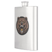 Roaring Bear Power Emblem フラスク (左)
