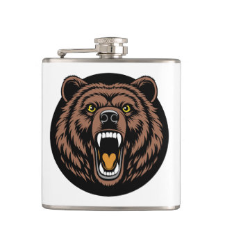 Roaring Bear Power Emblem フラスク