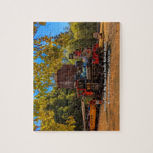 Roaring Camp, Big Trees & Pacific Station Add Name ジグソーパズル (縦)