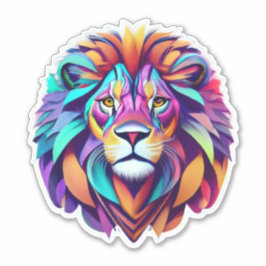 Roaring Creativity Lionステッカーアート シール